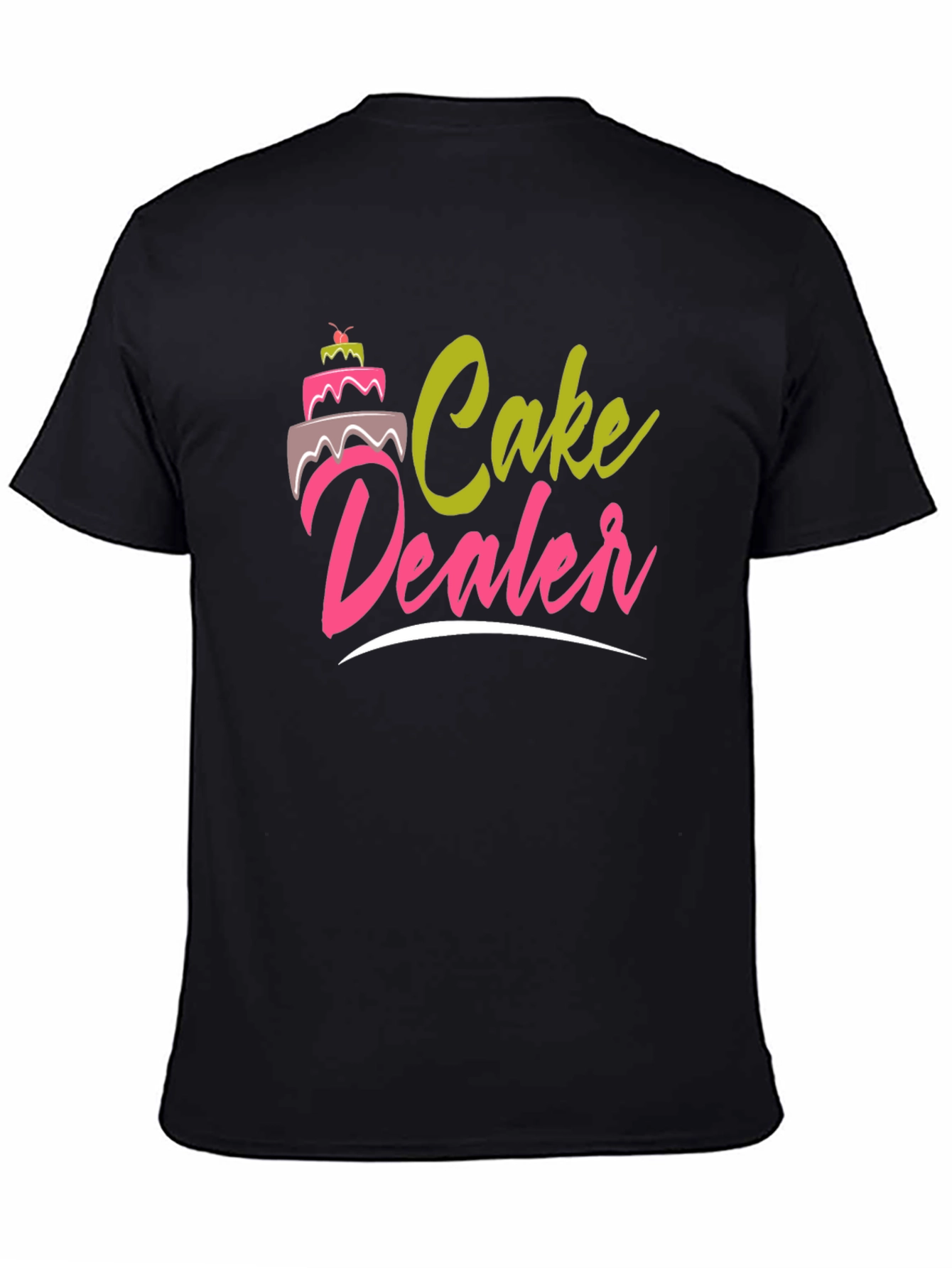 Cake Dealer Graphic T-Shirt - Funny Baker Tee