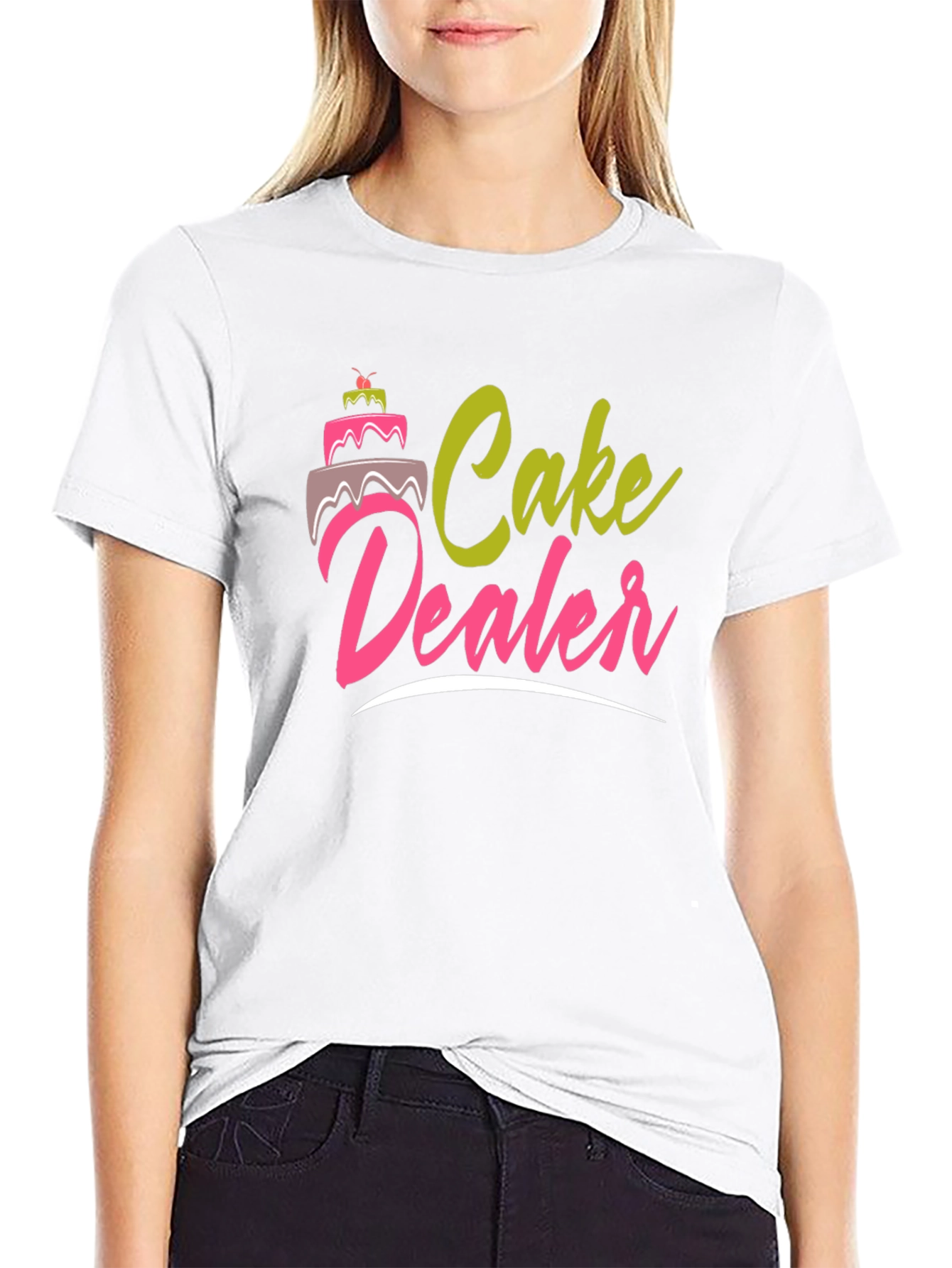 Cake Dealer Graphic T-Shirt - Funny Baker Tee