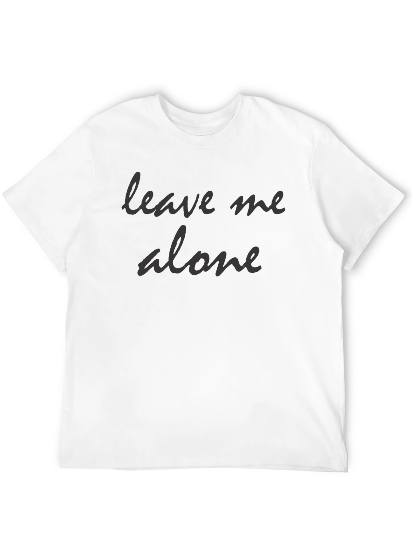 Leave Me Alone Black T-Shirt