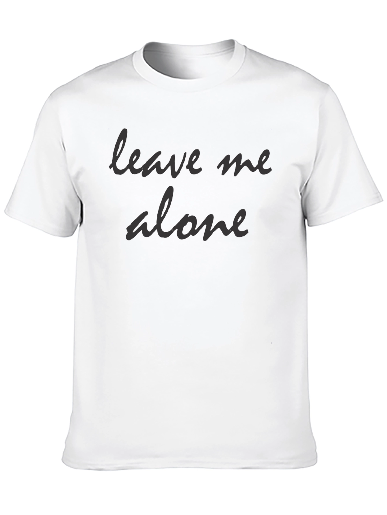 Leave Me Alone Black T-Shirt