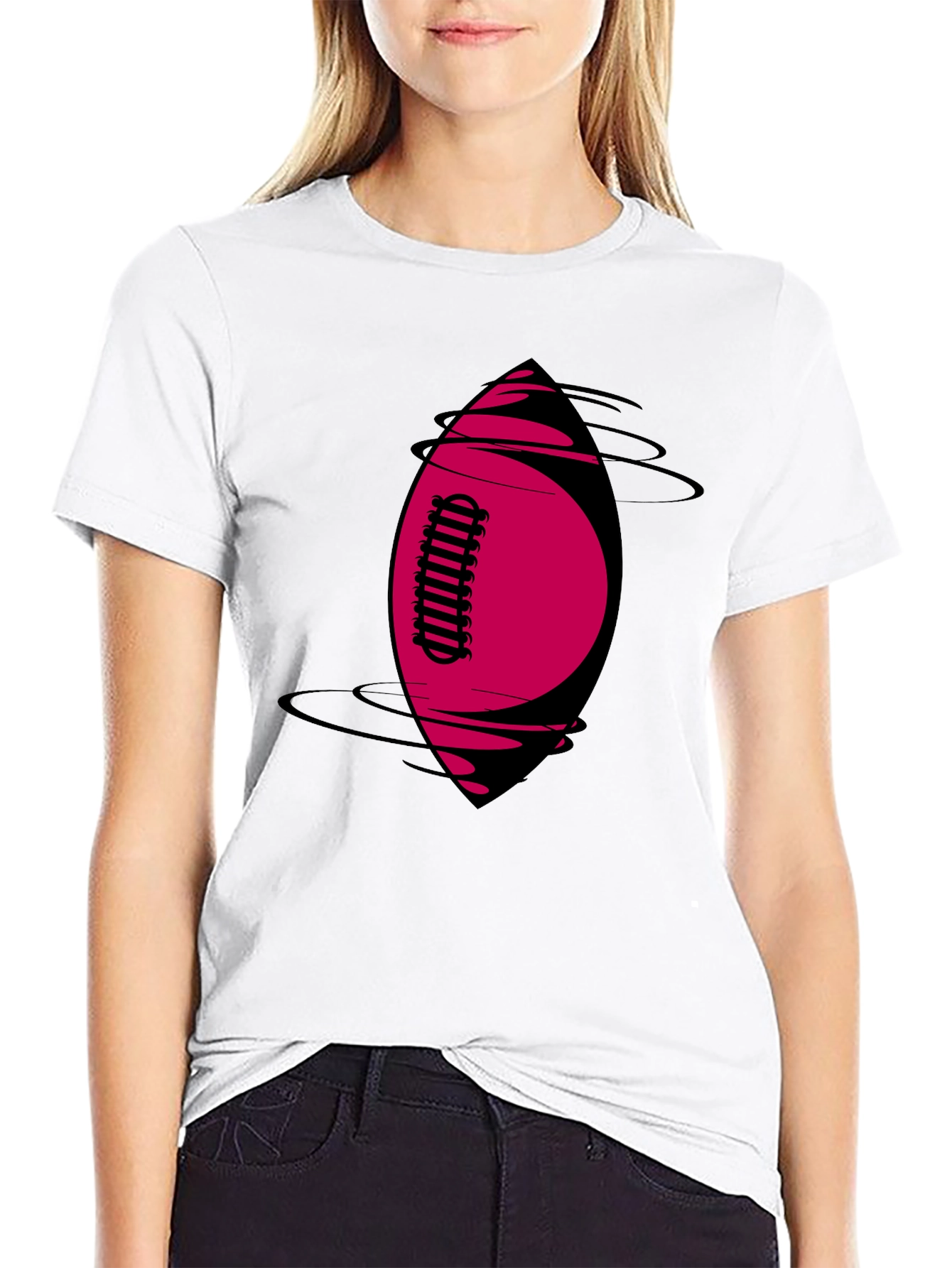 Cool Graphic Tee - Football Design