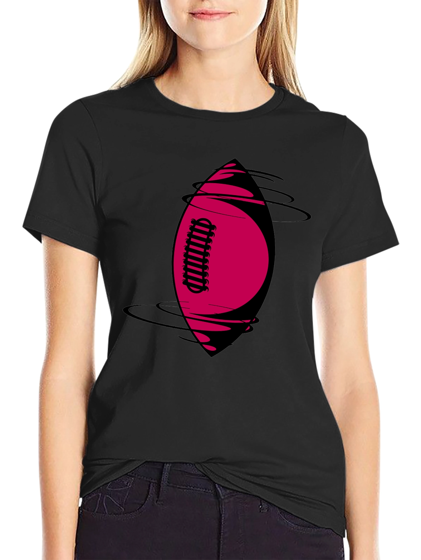 Cool Graphic Tee - Football Design