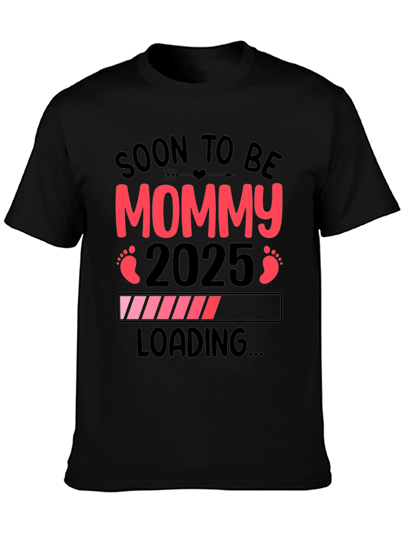 Soon to be Mommy 2025 Loading Pregnancy T-Shirt