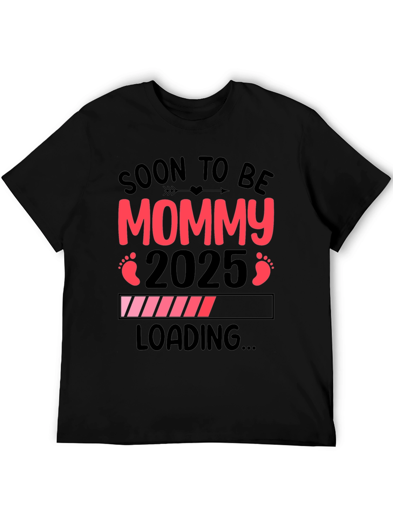 Soon to be Mommy 2025 Loading Pregnancy T-Shirt