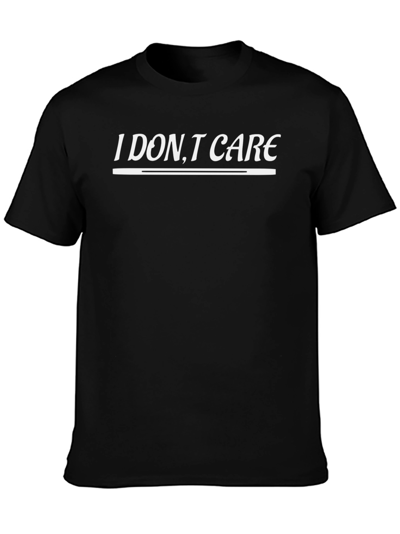 I DONT CARE Slogan T-Shirt | Casual Wear Top