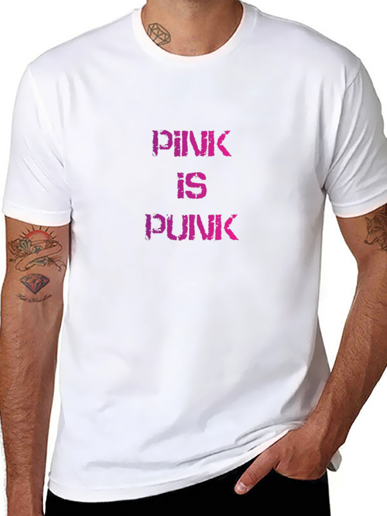 Pink is Punk Graphic T-Shirt - Edgy Style