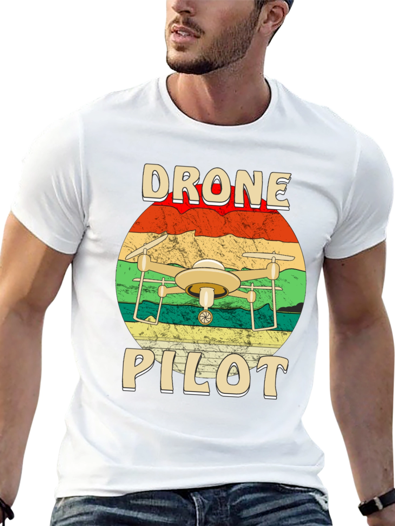 Drone Pilot Graphic T-Shirt - Aviation Enthusiast Tee