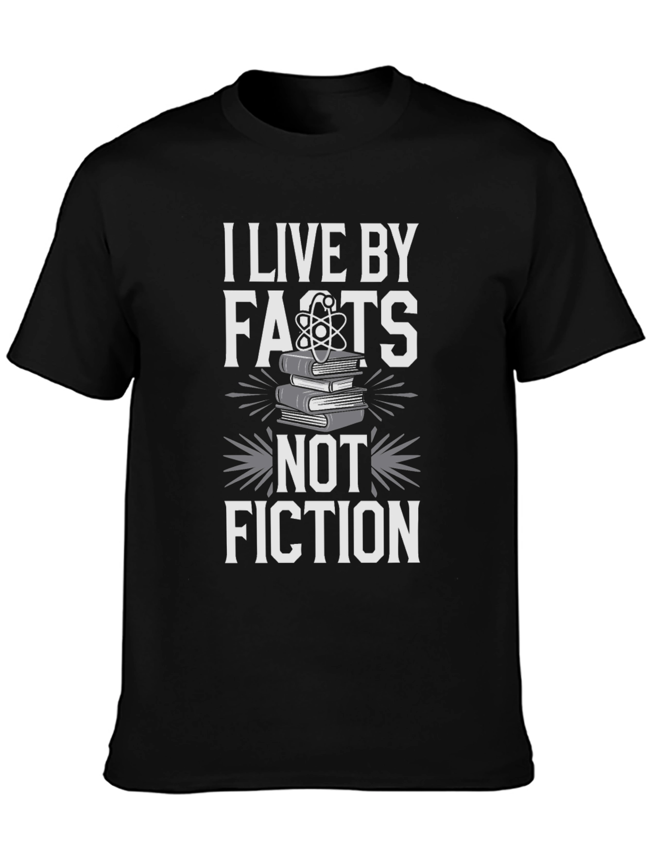 Facts Over Fiction T-Shirt - Science & Knowledge Tee