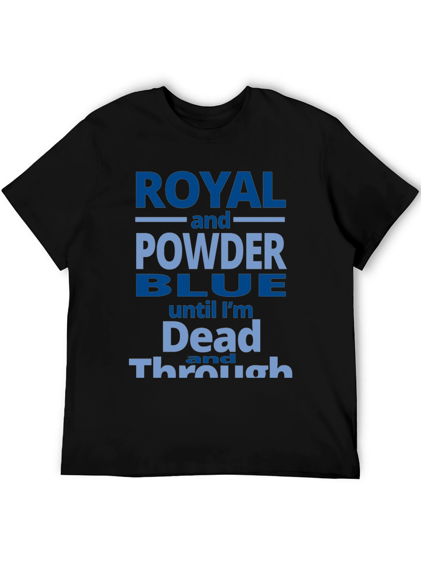 Royal and Powder Blue T-Shirt