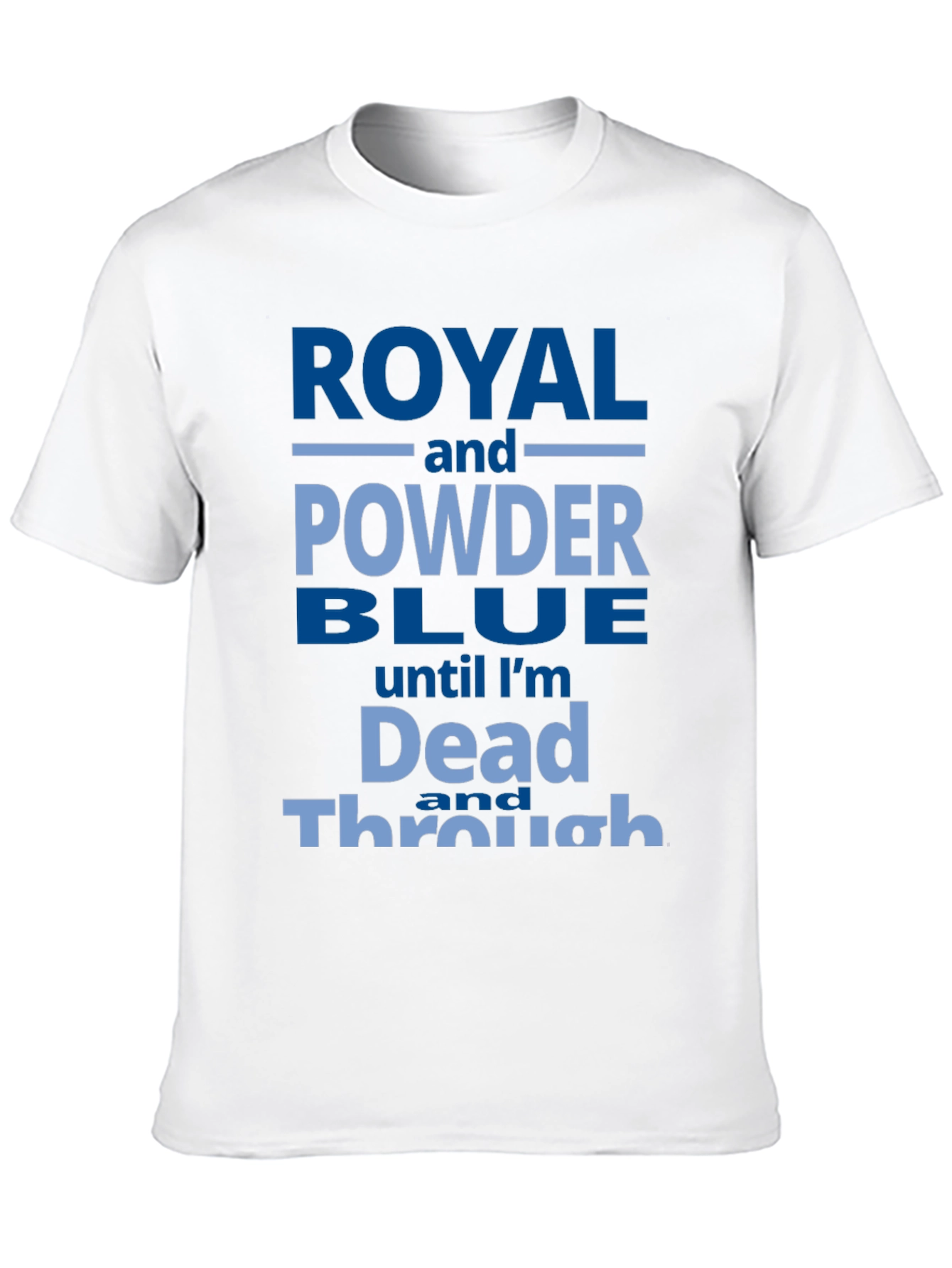 Royal and Powder Blue T-Shirt