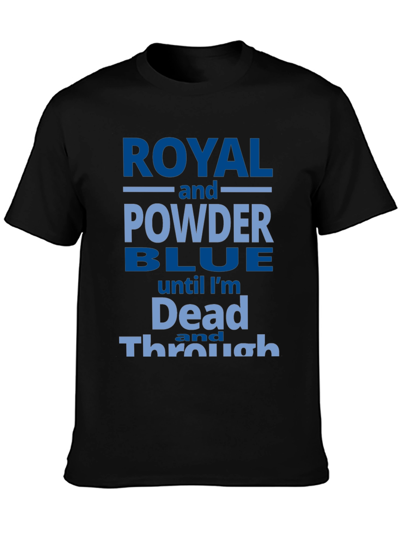Royal and Powder Blue T-Shirt