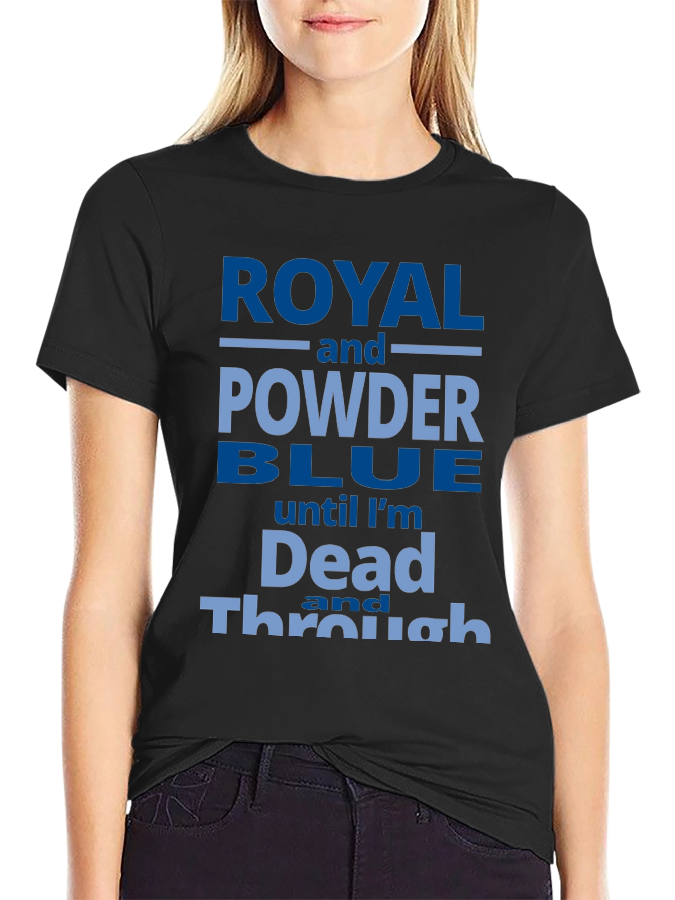 Royal and Powder Blue T-Shirt