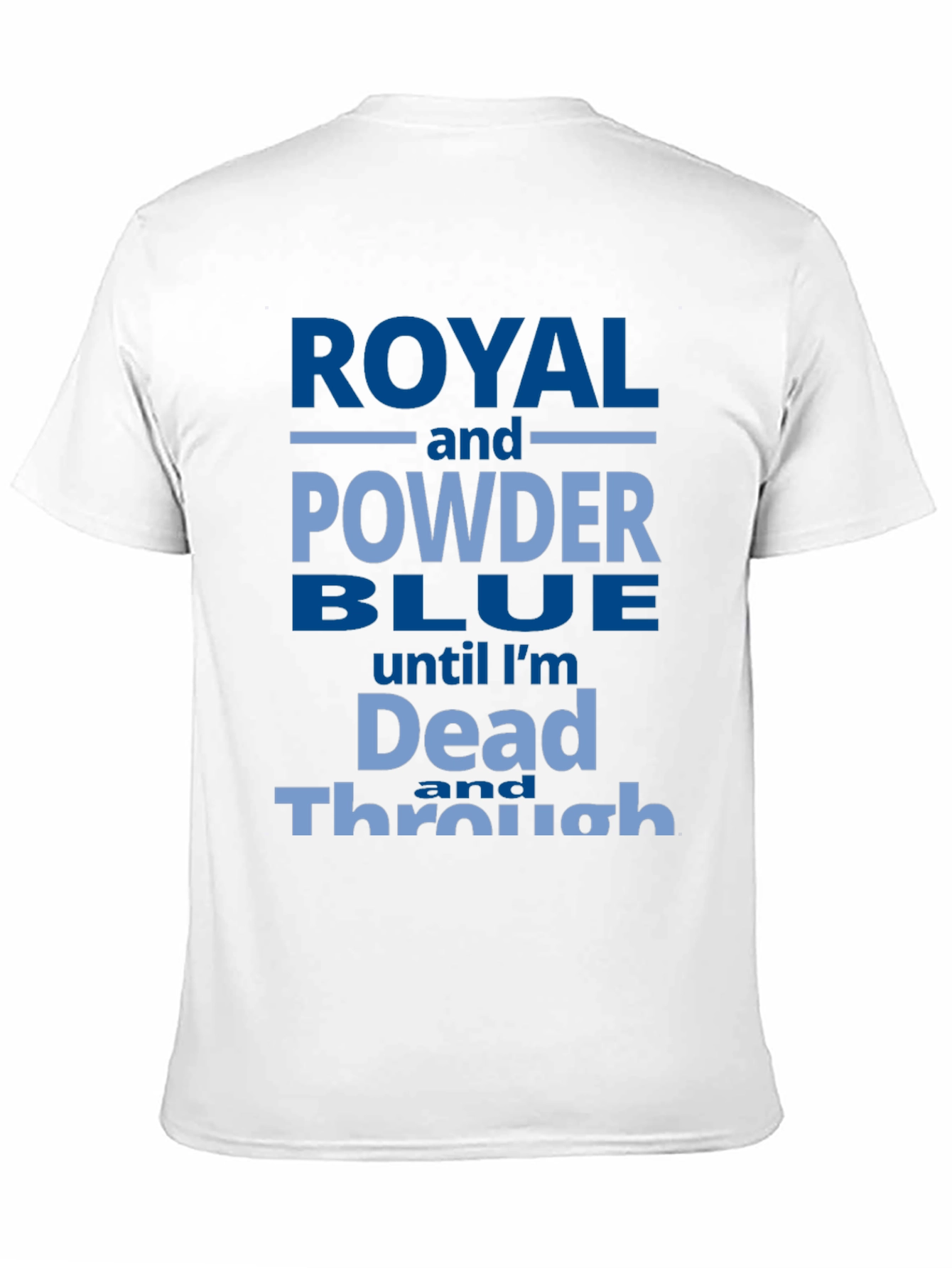 Royal and Powder Blue T-Shirt