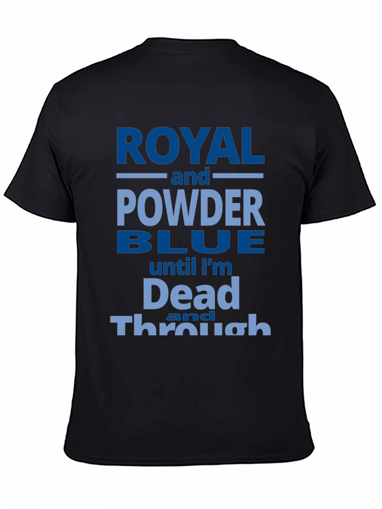 Royal and Powder Blue T-Shirt