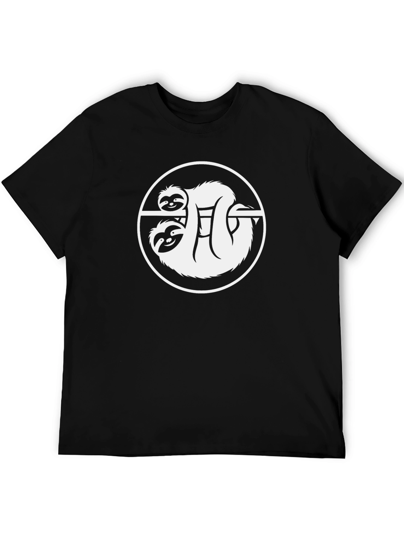 Sloth Family Graphic T-Shirt