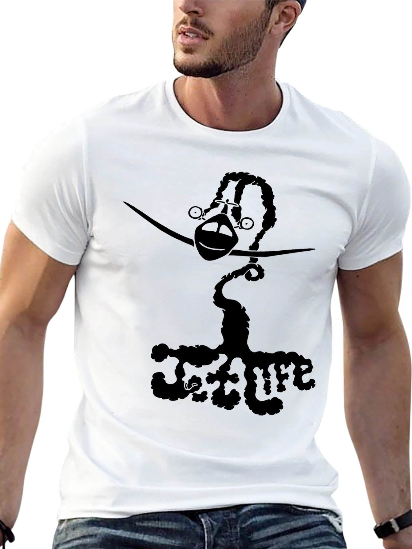 Jet Life Black Graphic Tee