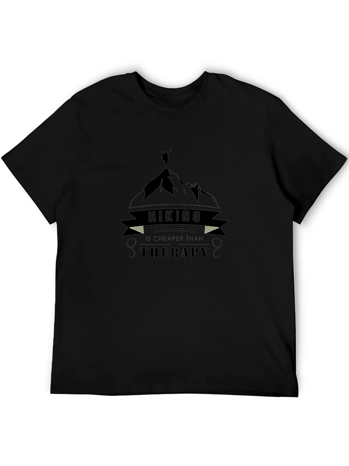 Hiking Therapy Graphic Tee - Outdoor Adventure Shirt
