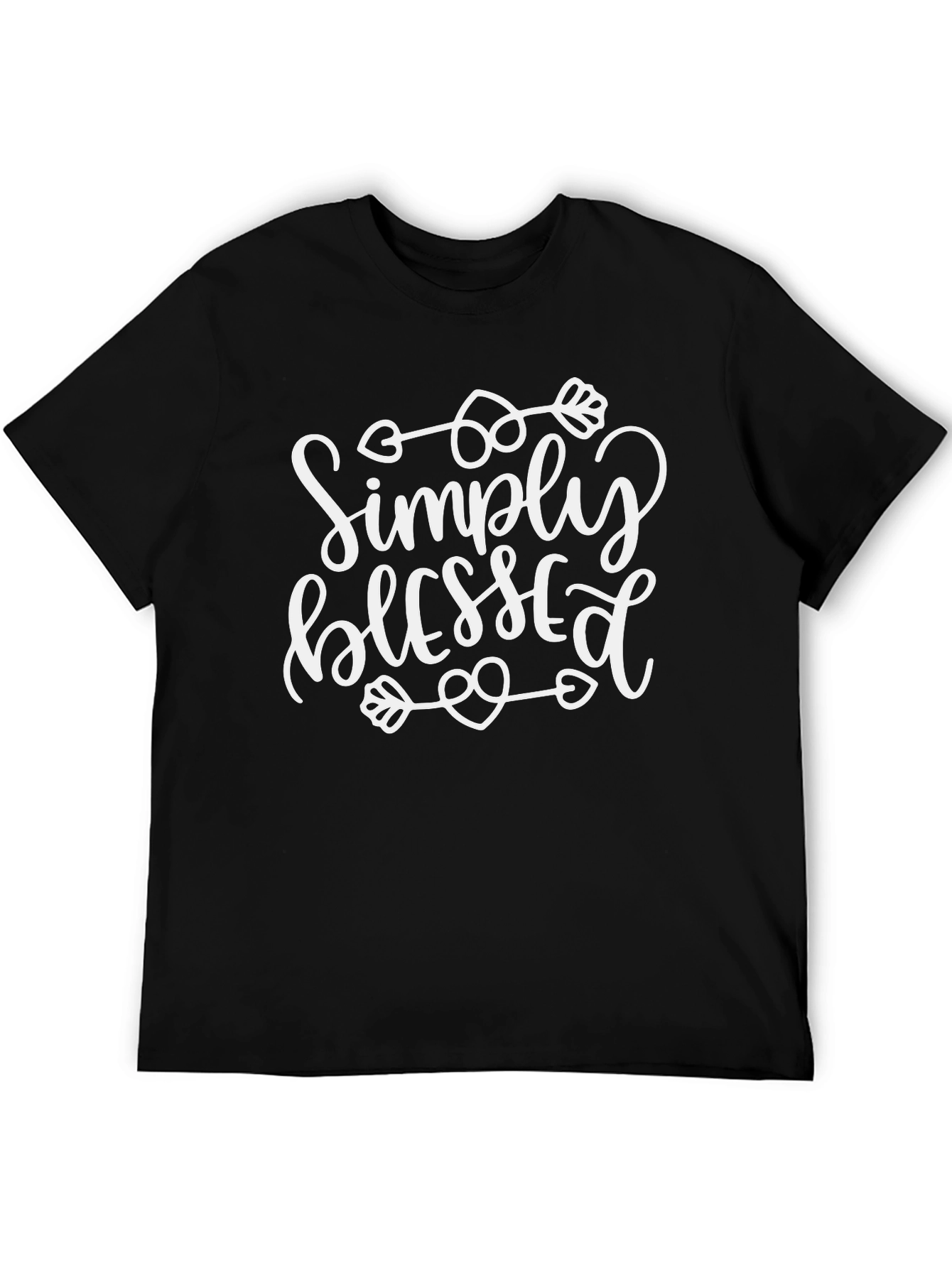 Simply Blessed Black Tee