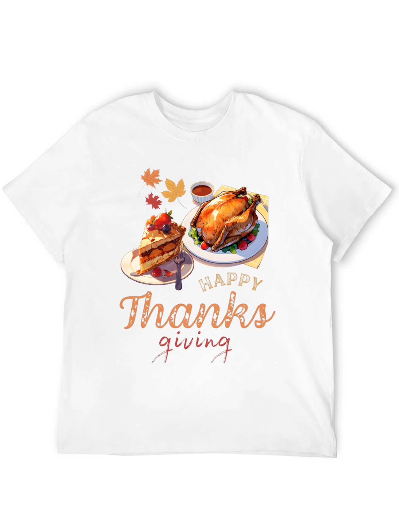 Happy Thanksgiving Feast Graphic Tee