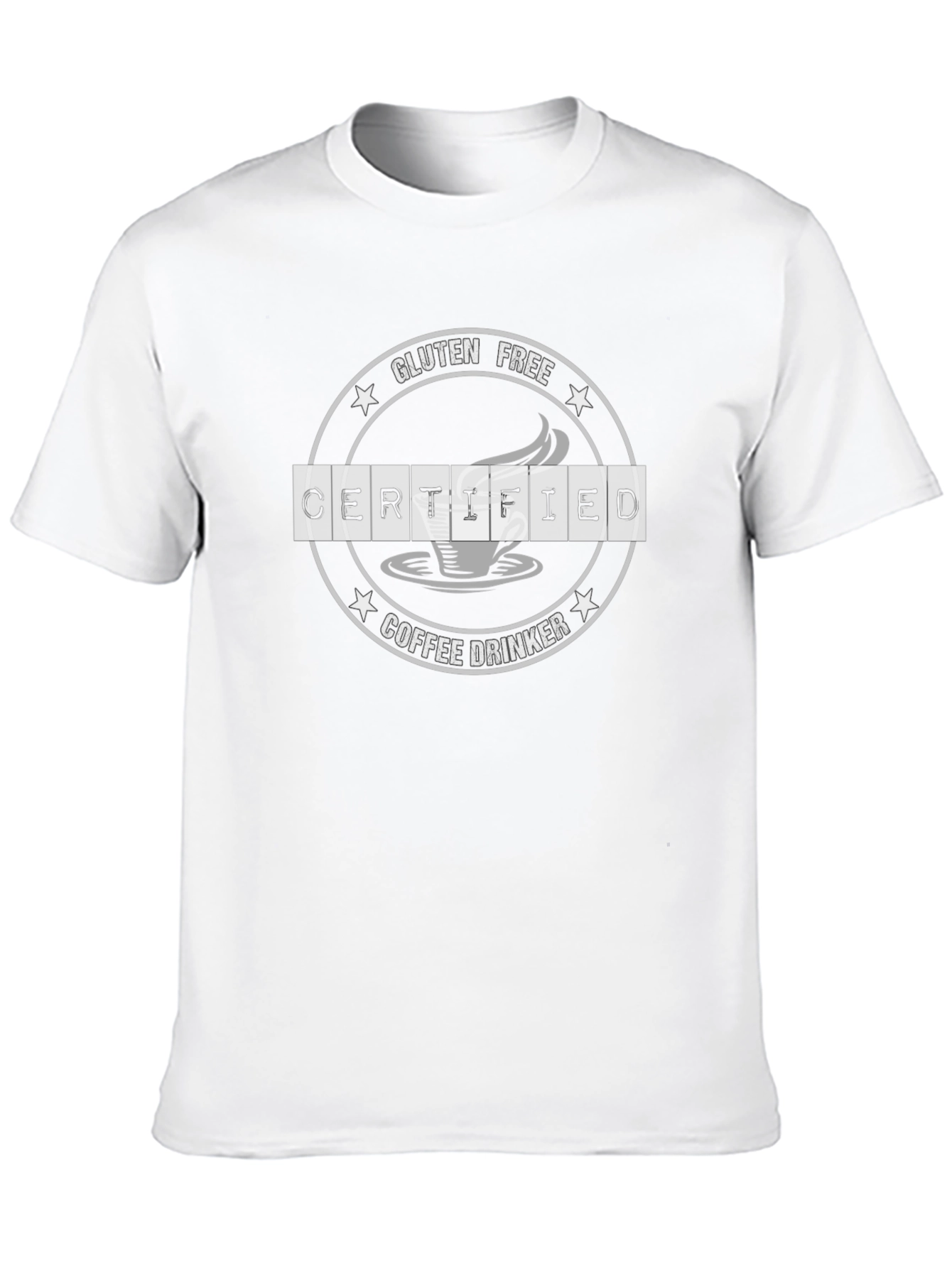 Gluten Free Certified Coffee Drinker T-Shirt