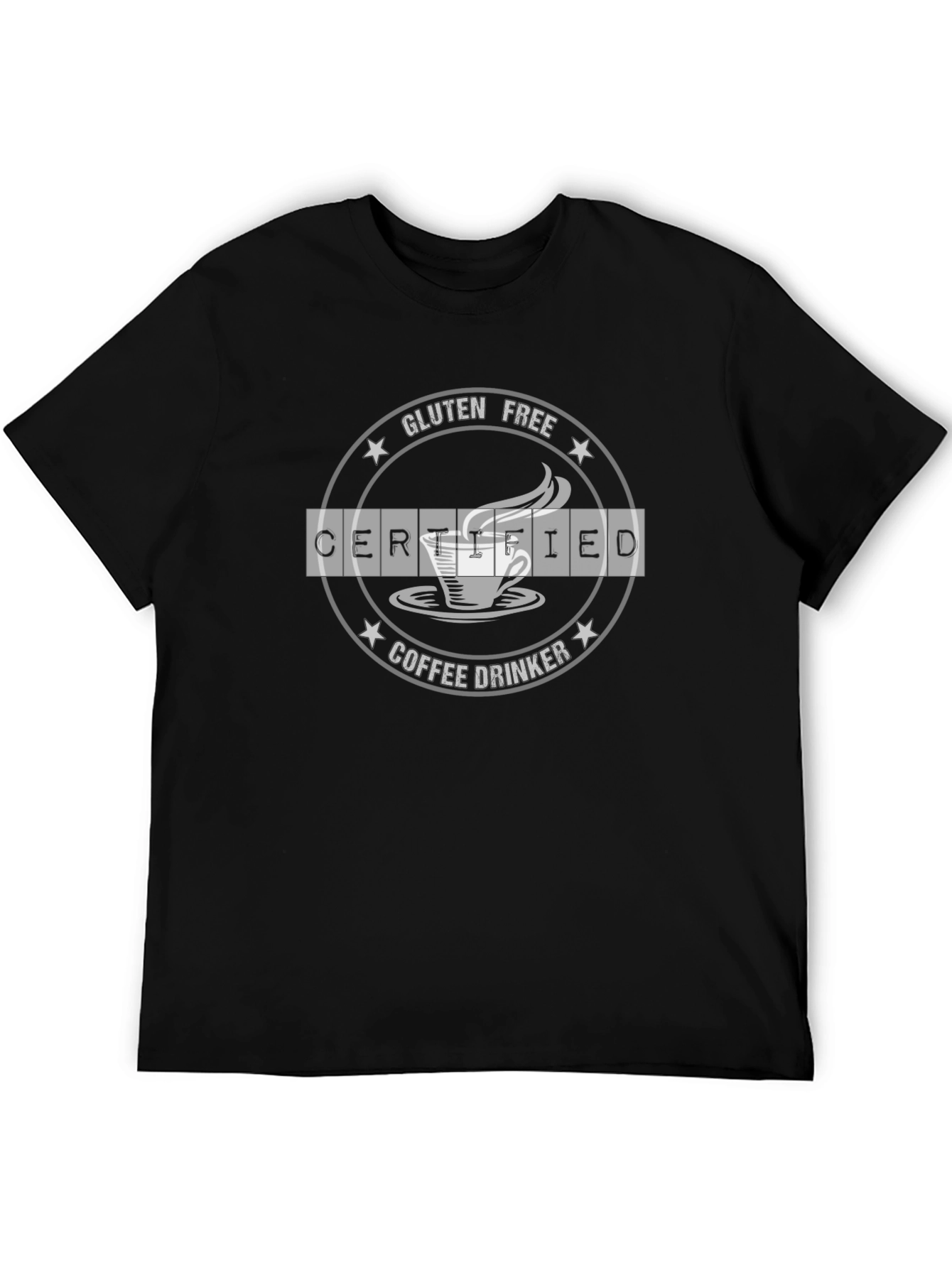 Gluten Free Certified Coffee Drinker T-Shirt