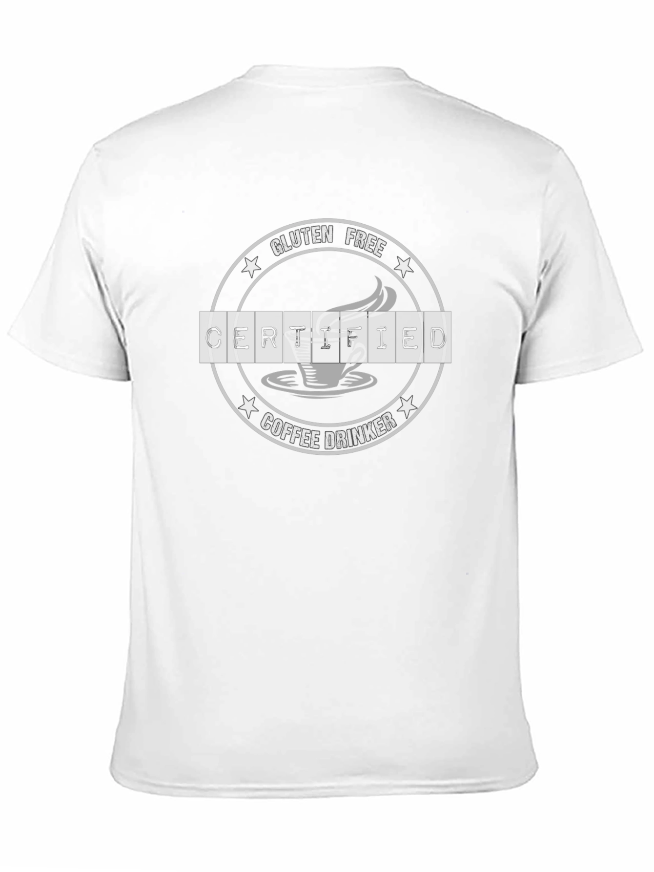 Gluten Free Certified Coffee Drinker T-Shirt