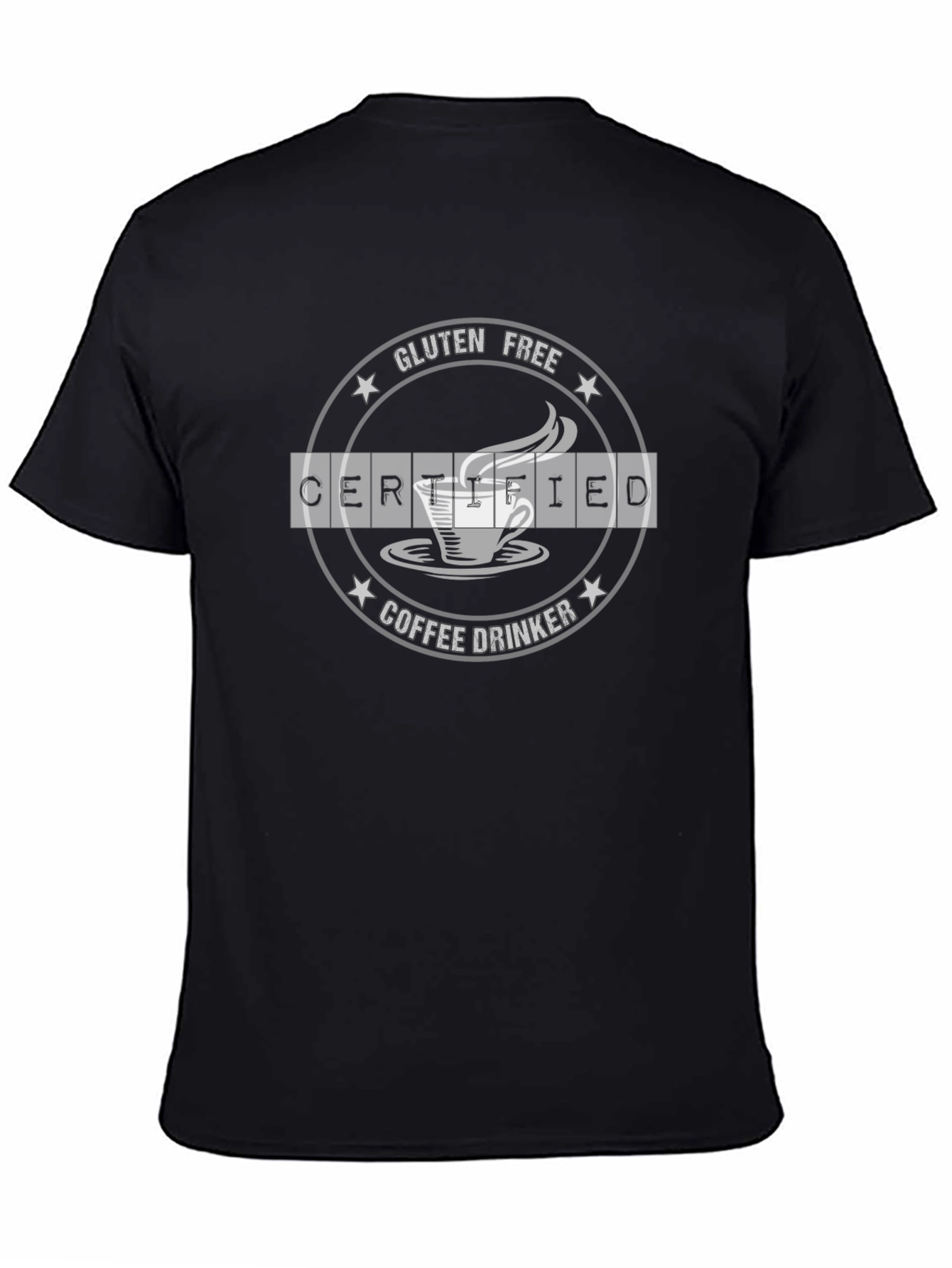 Gluten Free Certified Coffee Drinker T-Shirt