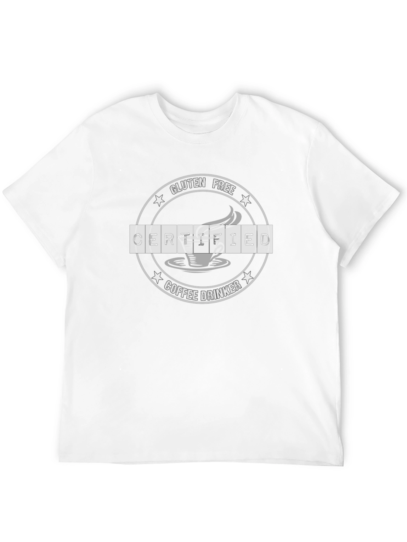 Gluten Free Certified Coffee Drinker T-Shirt