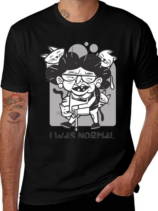 Crazy Cat Lady T-Shirt - I Was Normal