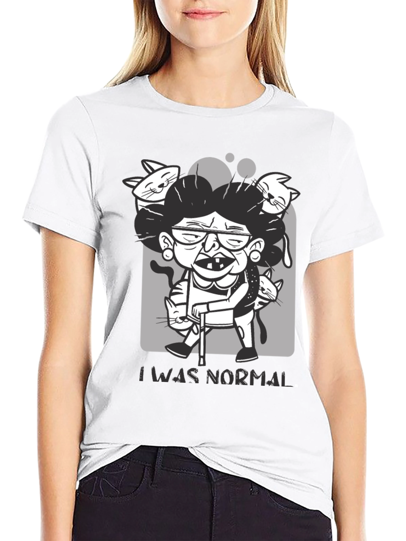 Crazy Cat Lady T-Shirt - I Was Normal