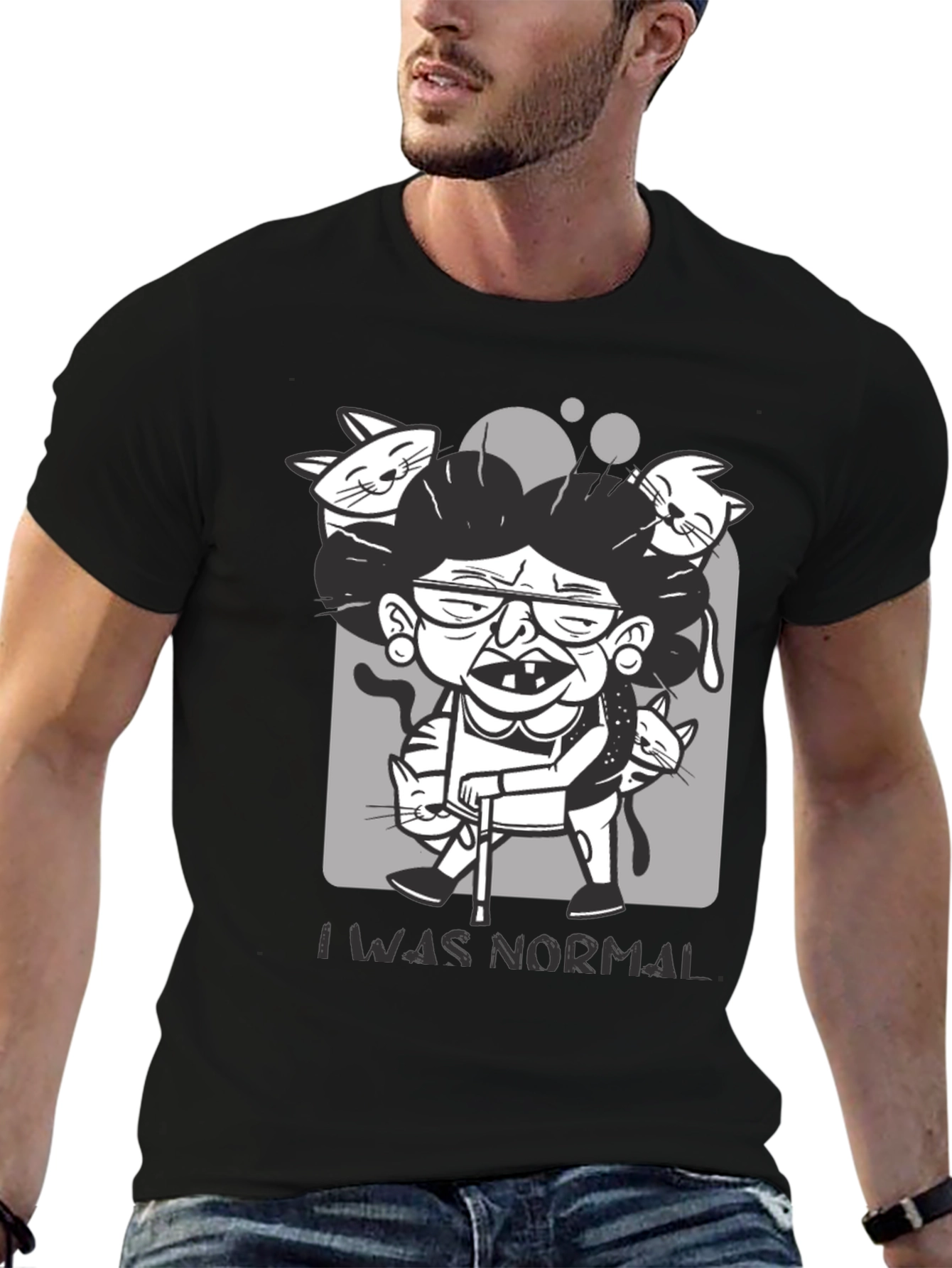 Crazy Cat Lady T-Shirt - I Was Normal