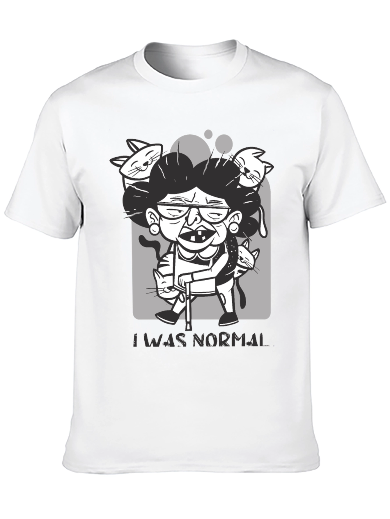 Crazy Cat Lady T-Shirt - I Was Normal