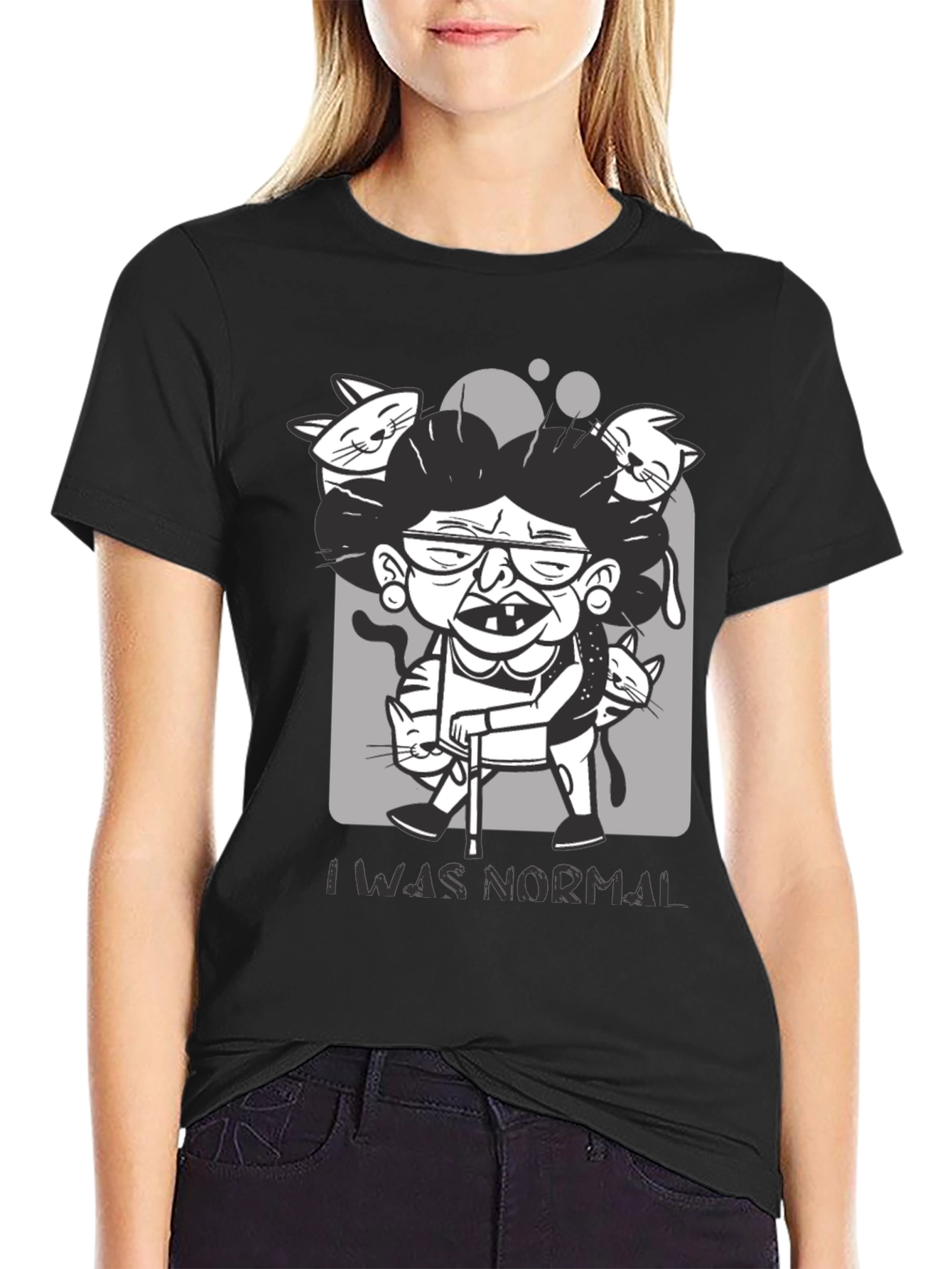 Crazy Cat Lady T-Shirt - I Was Normal