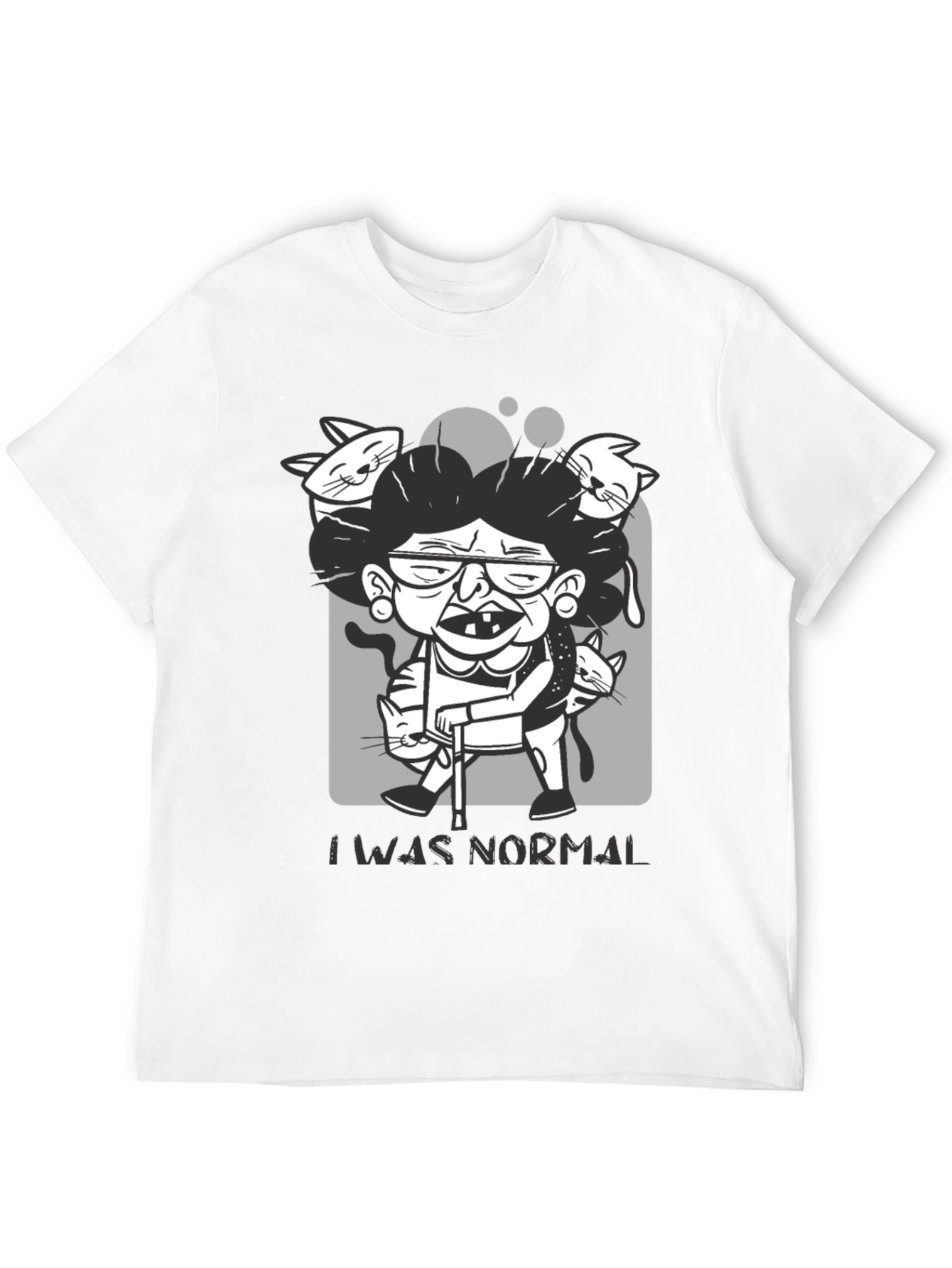 Crazy Cat Lady T-Shirt - I Was Normal