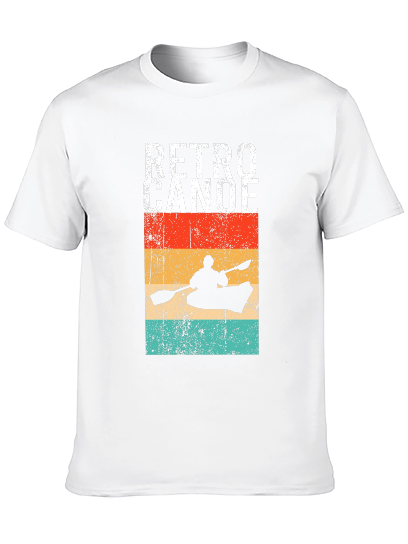 Retro Canoe Graphic T-Shirt