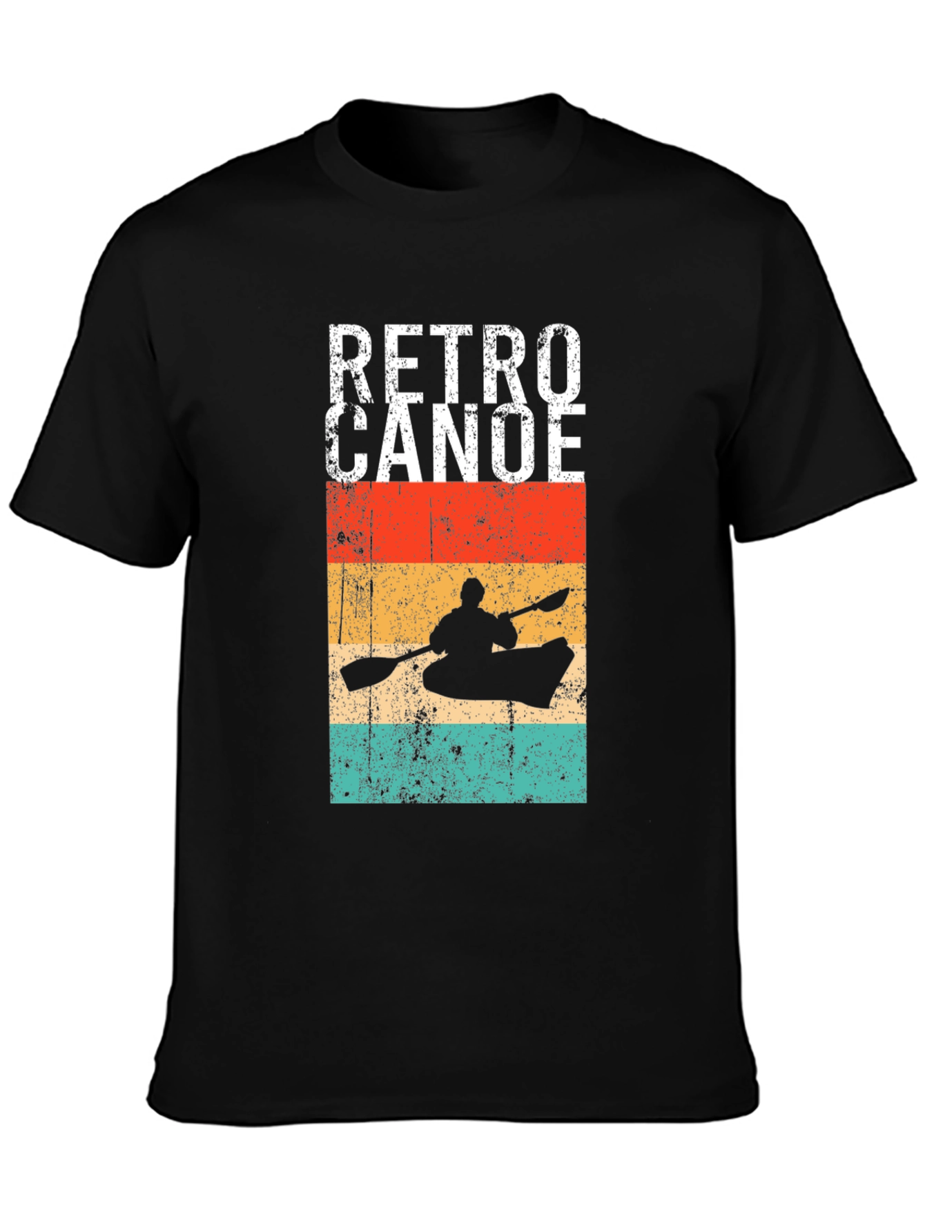 Retro Canoe Graphic T-Shirt