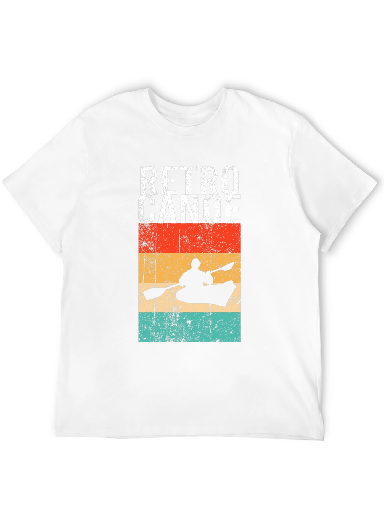 Retro Canoe Graphic T-Shirt