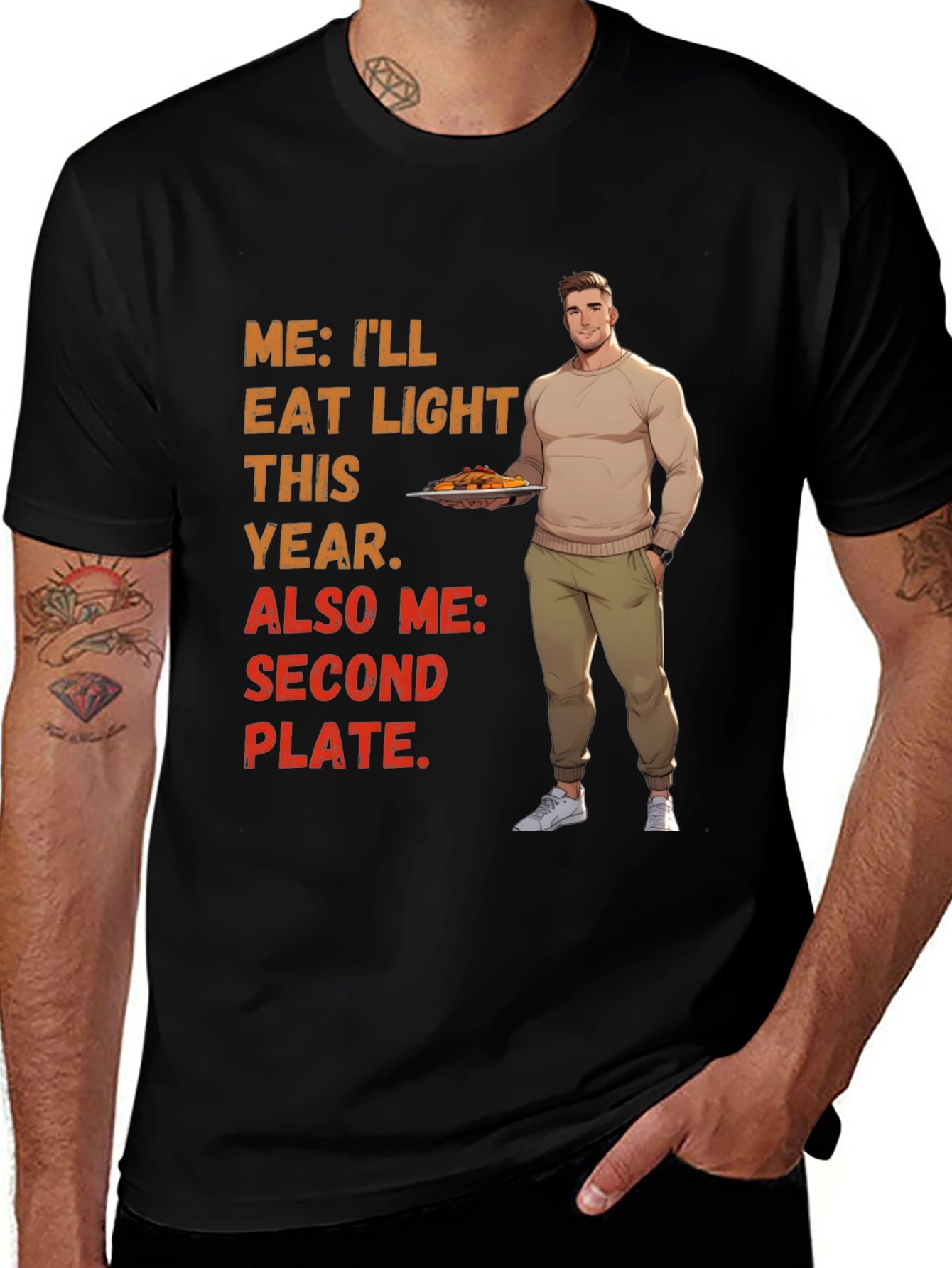 Funny Second Plate T-Shirt