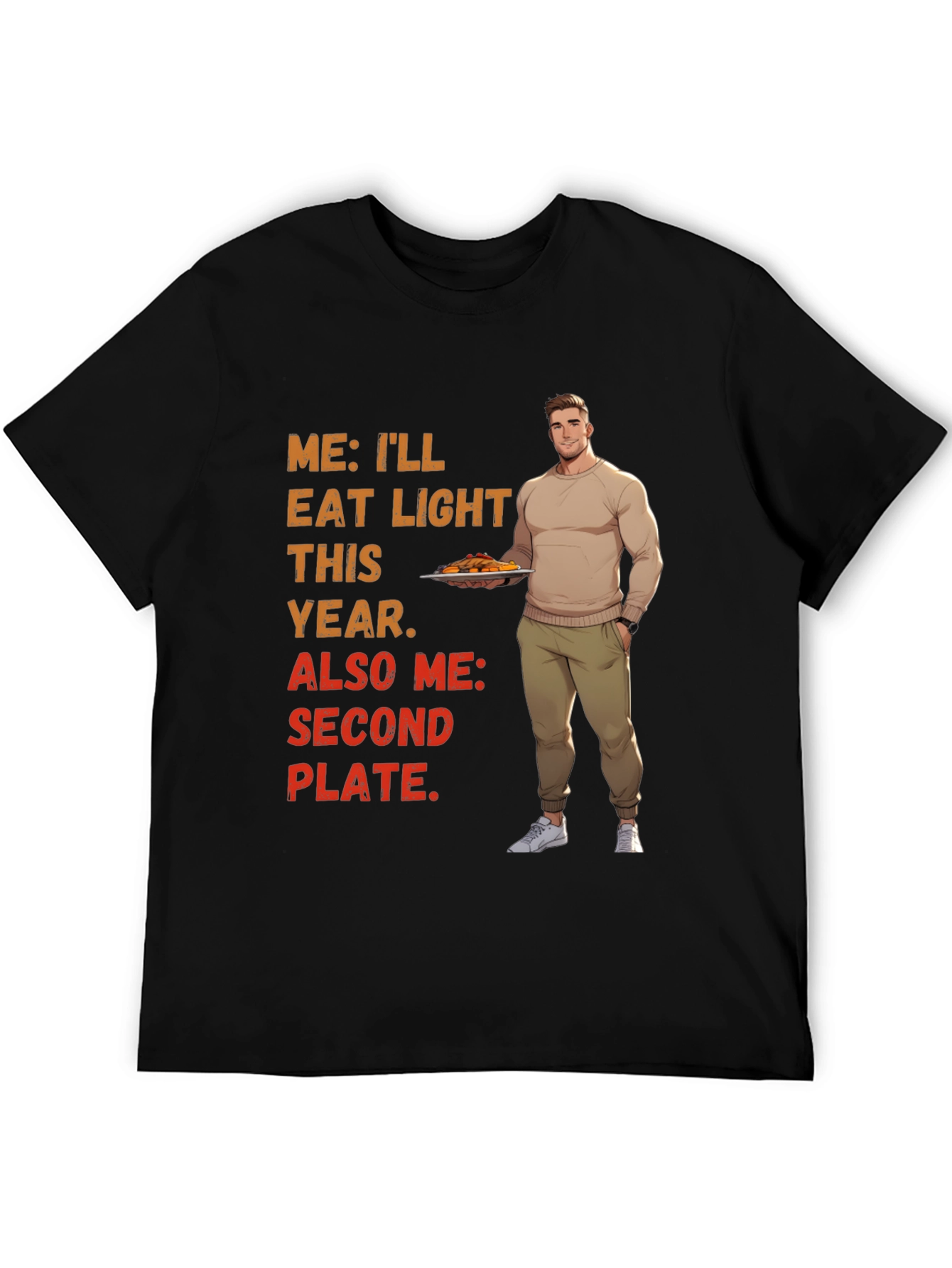 Funny Second Plate T-Shirt