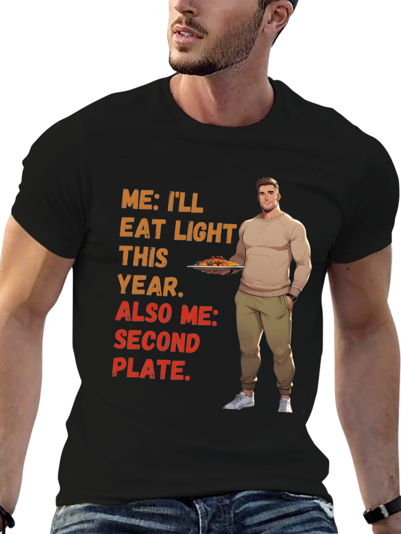 Funny Second Plate T-Shirt