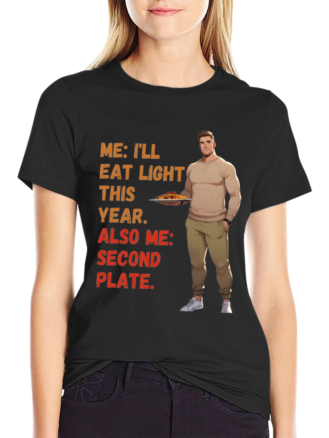 Funny Second Plate T-Shirt