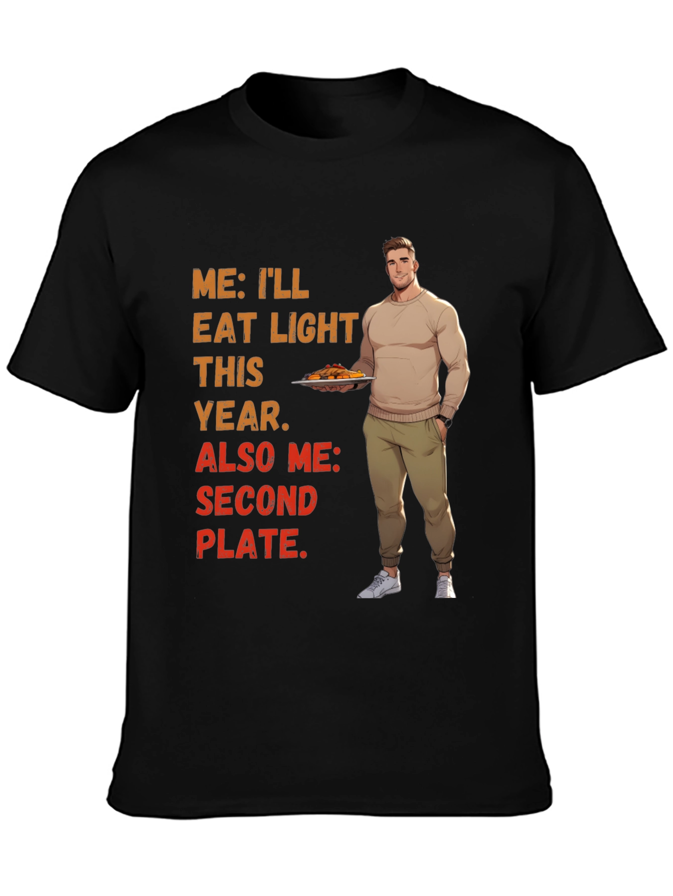 Funny Second Plate T-Shirt