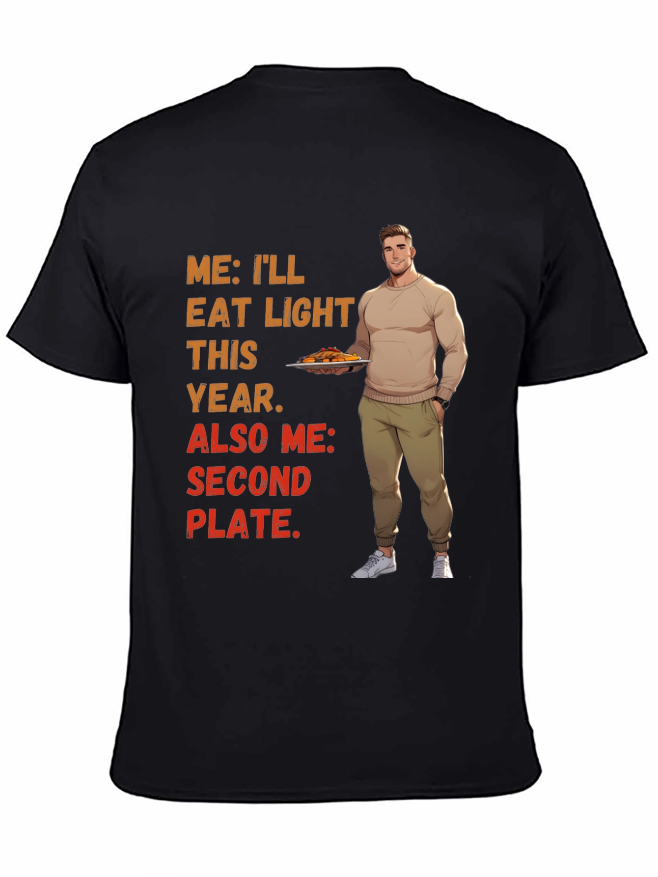 Funny Second Plate T-Shirt