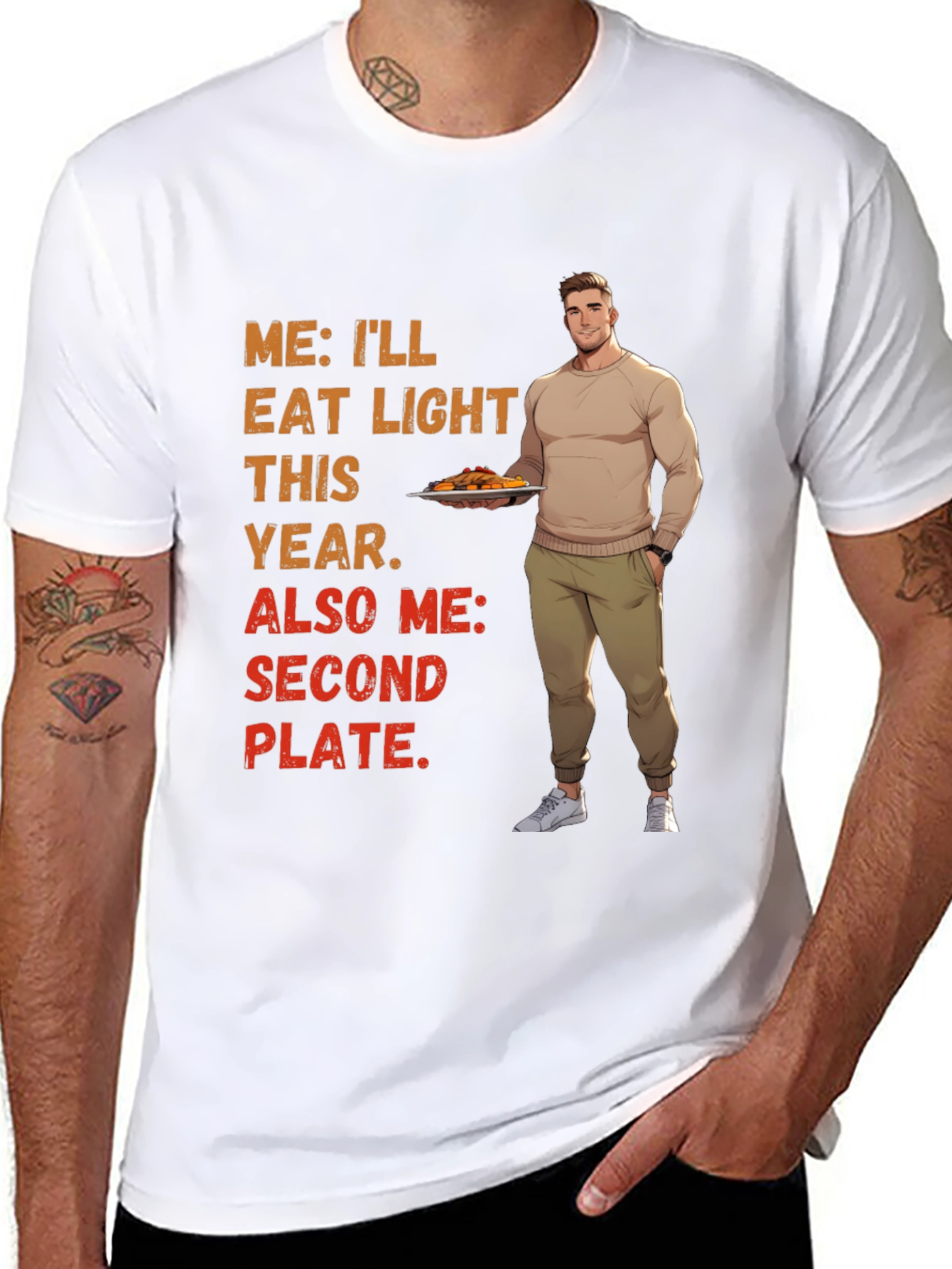 Funny Second Plate T-Shirt