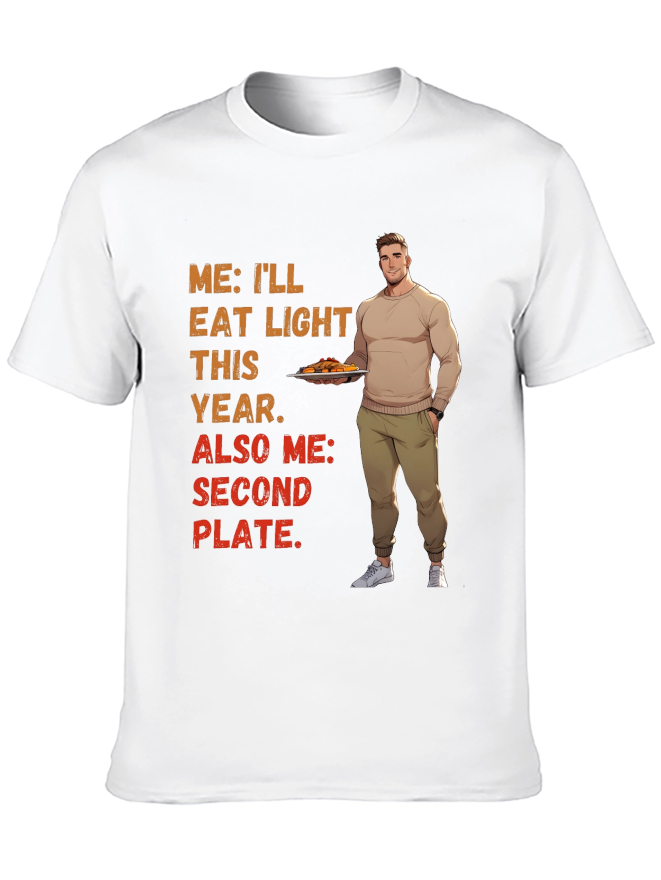 Funny Second Plate T-Shirt