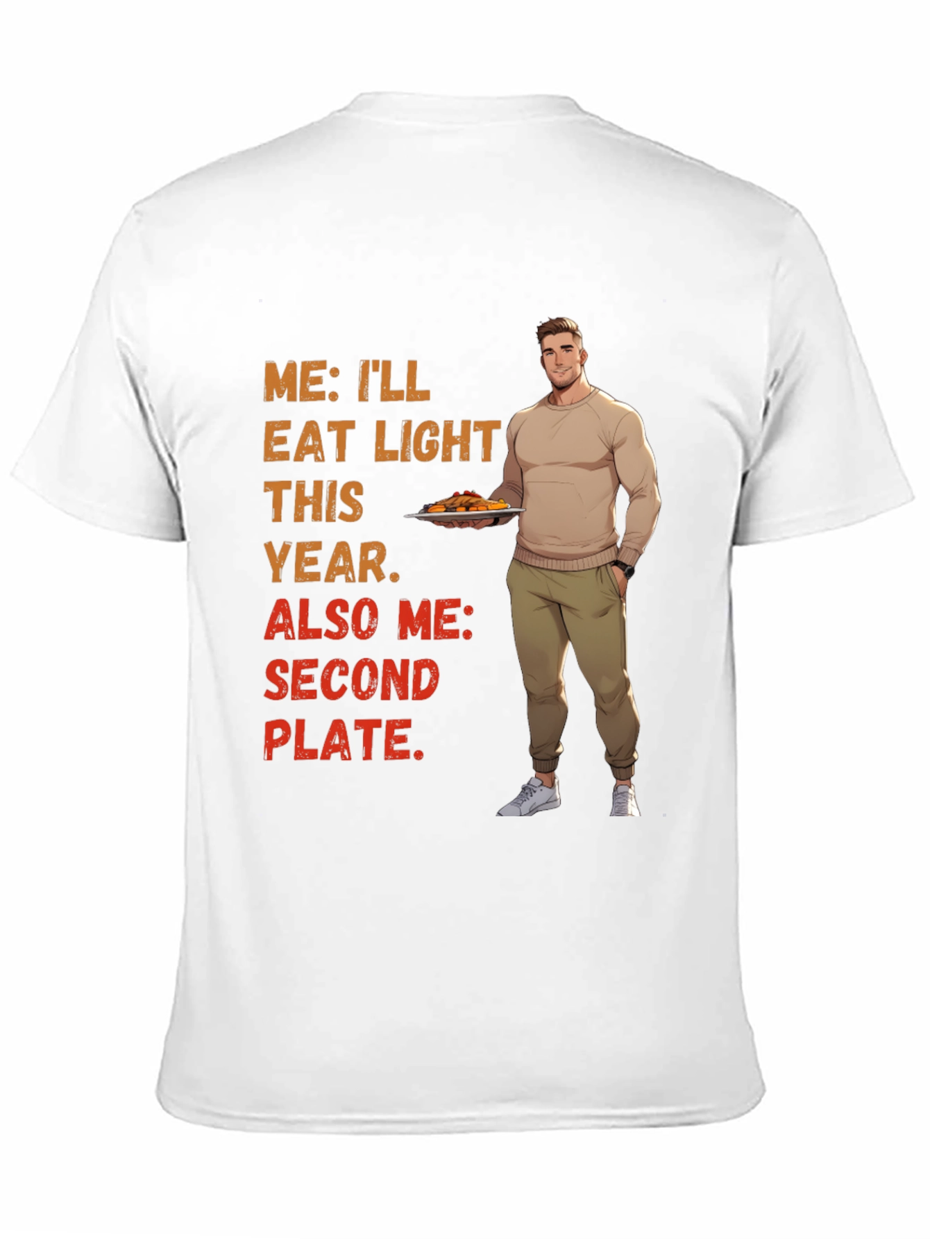 Funny Second Plate T-Shirt