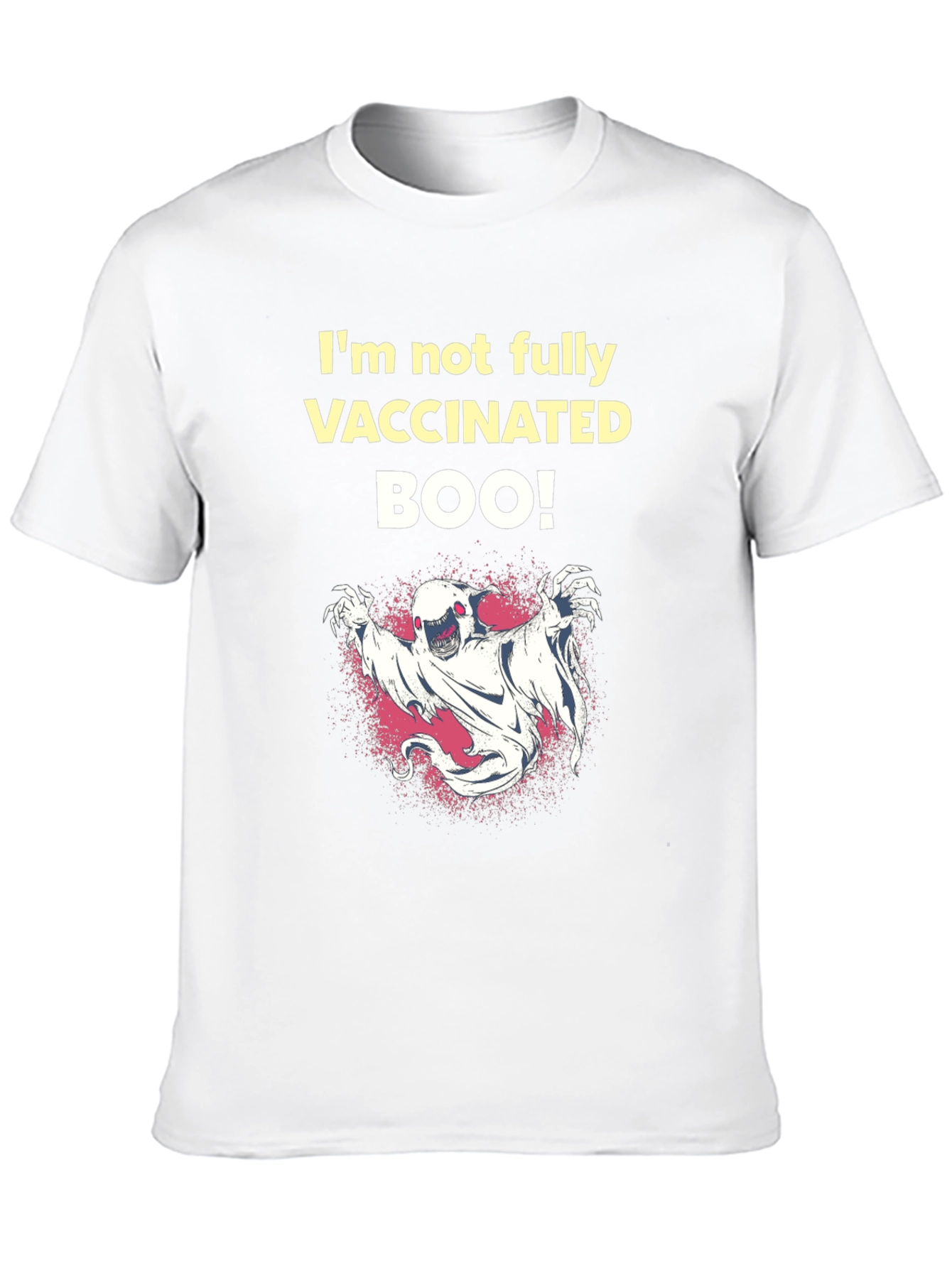 Vaccinated Boo! T-Shirt - Halloween Humor Tee