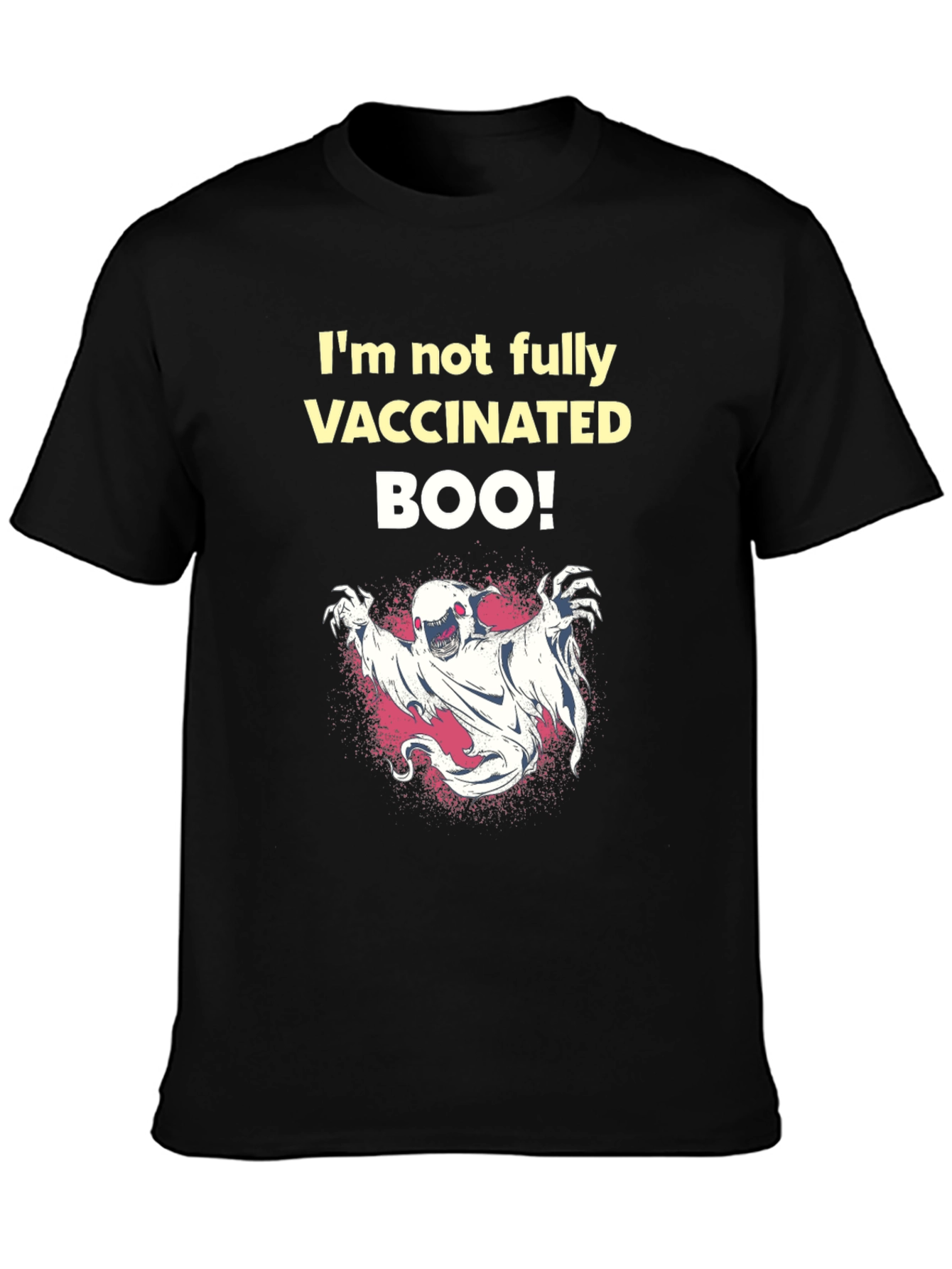 Vaccinated Boo! T-Shirt - Halloween Humor Tee