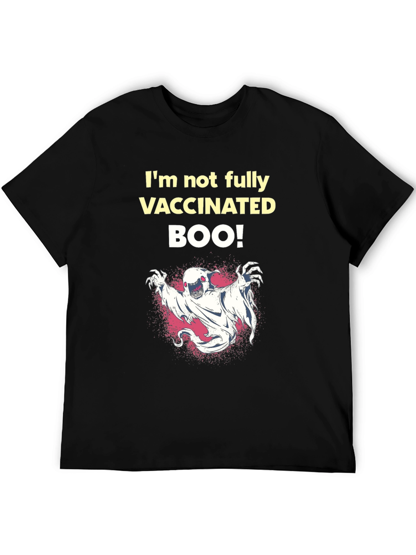 Vaccinated Boo! T-Shirt - Halloween Humor Tee