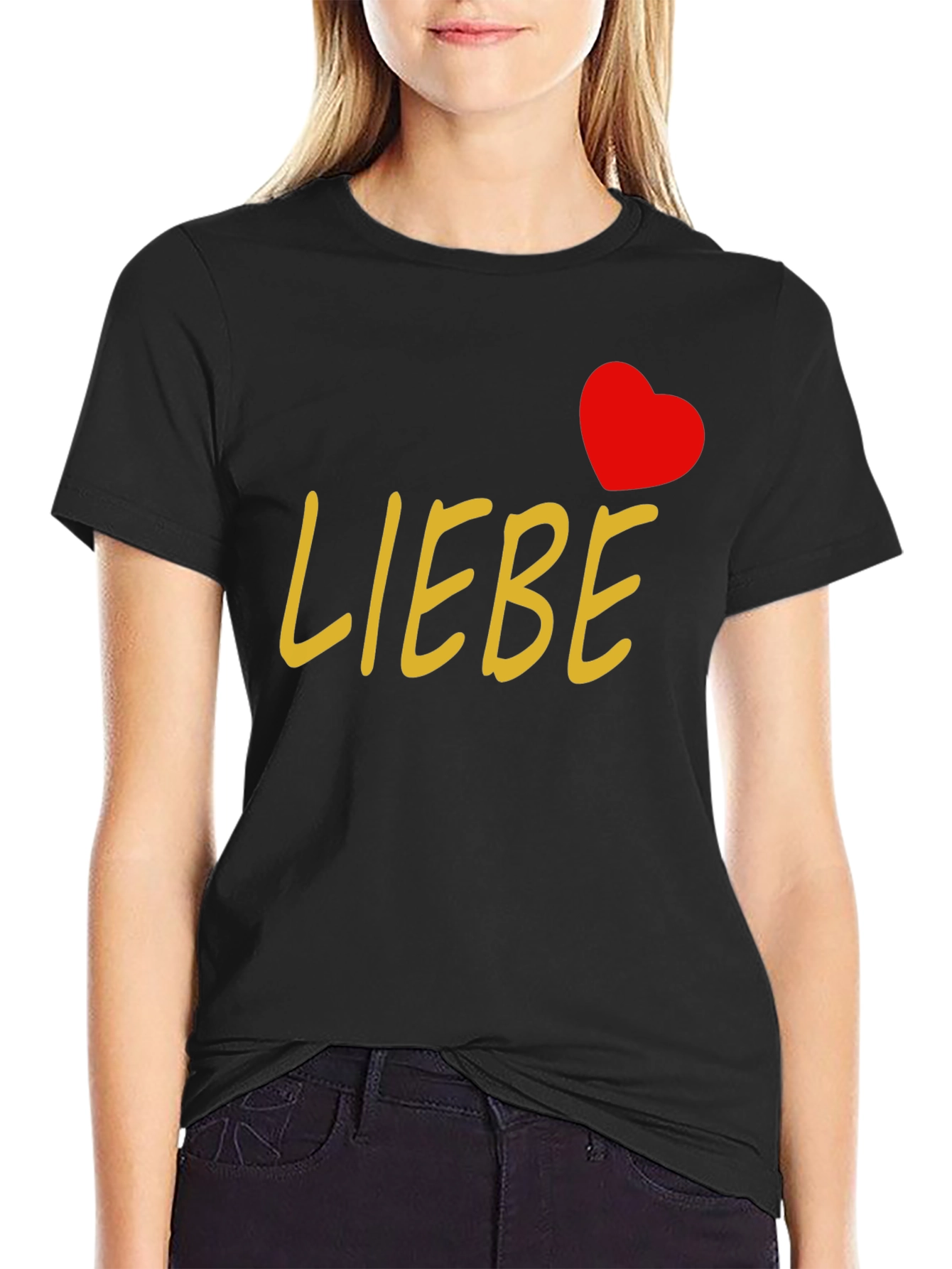Liebe Love Heart T-Shirt